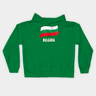 Bulgaria Flag Kids Hoodie
